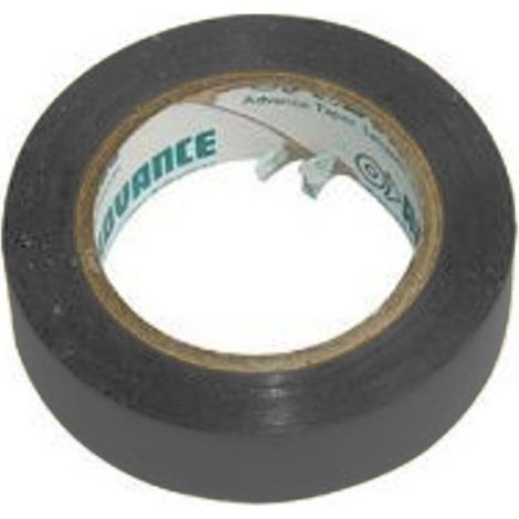 Ruban adhésif isolant gris en pvc d'usage courant. dimension 15 mm x 10 m (RIS8)