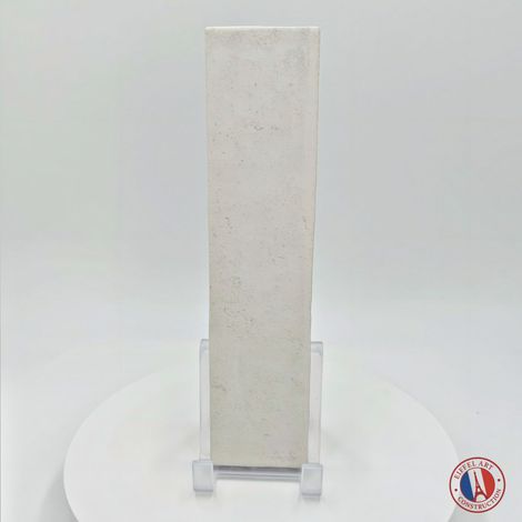 Aelle - carrelage sol / mur effet zellige bejmat blanc gris 6x24,6 cm mate ARGILE ICE - Vendu par boîte de 0.50 m² (1/3)