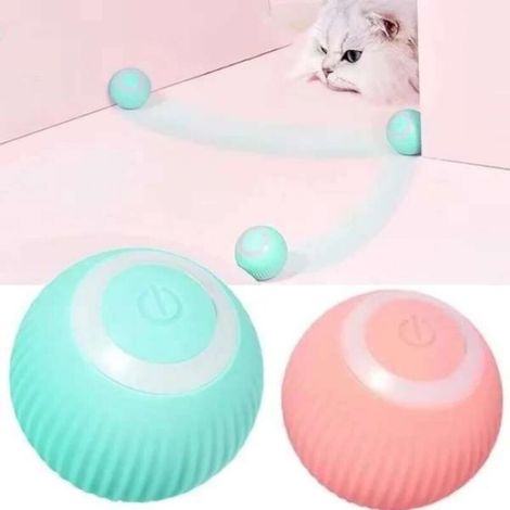 Jouet pour chat bleu - Balle d'activation / Balle qui bouge (1/5)