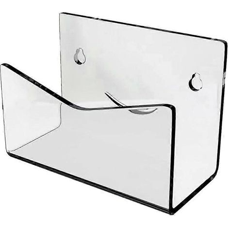 Organiseur de bureau transparent pour le tri du courrier et des documents - Étagère de rangement (1/4)