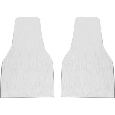 Garniture de charnière de fenêtre arrière argentée pour Jeep Wrangler JL 2018+ couvre-serrure de porte (1/5)