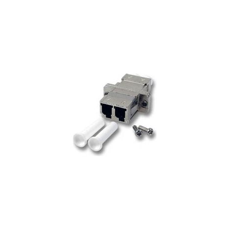 OEM Adattattatore a bussola Duplex LC Monomodale in metallo per fibra ottica (1/2)