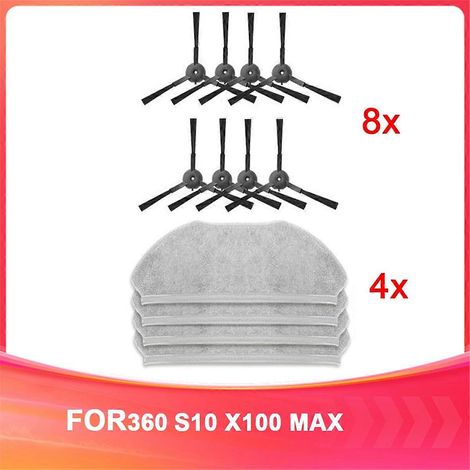 Consommables de rechange pour brosses latérales de balayeuse Qihoo 360 (1/5)