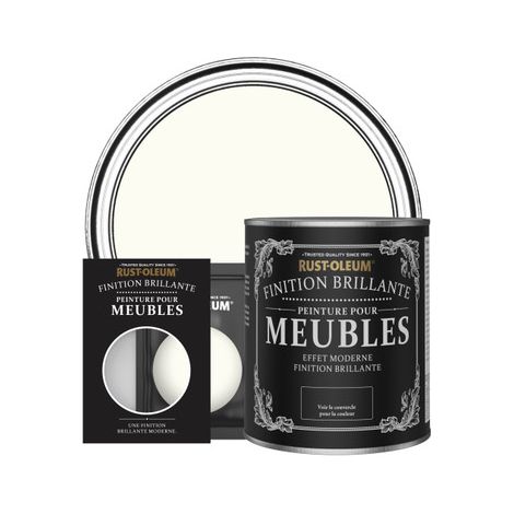Peinture pour Meubles Brillante - Blanc Antique (1/2)