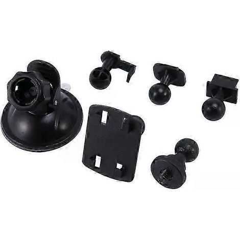 Ventouse de voiture compatible avec les supports de caméra embarquée pour pare-brise et tableau de bord, avec 5 adaptateurs différents et rotation à 360° - JXLGV (1/5)