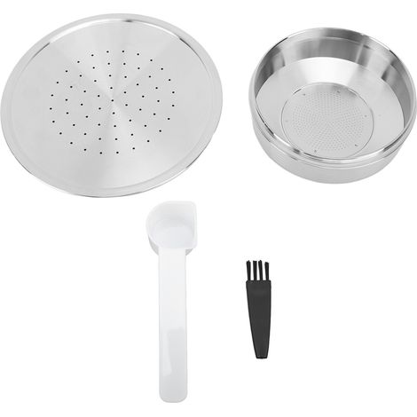 Dosettes de café Réutilisables en Acier Inoxydable, Maille Fine, Capsules Rechargeables Faciles à Nettoyer, HD7801. (1/5)
