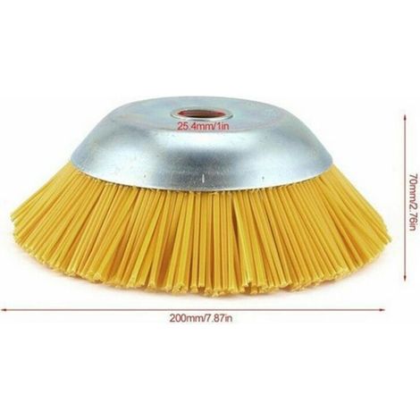 Nylon weed brush for brush cutter - Garden tool - Brush cutter head - 25.4 mm inner hole (1/4)