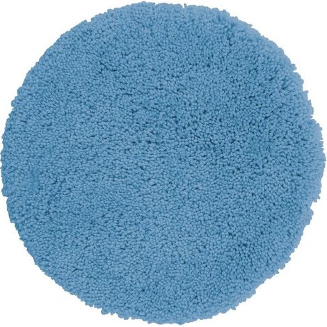 Tapis de bain rond Microfibre HIGHLAND 60cm Bleu ciel Spirella