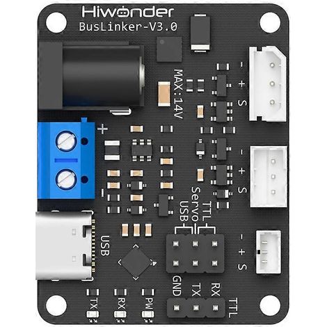 Módulo controlador de comunicación serie/USB TTL para brazo robótico con placa de depuración de servos BusLinker V3.0 (1/5)
