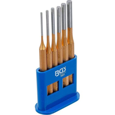Jeu de Chasse-Goupilles 6 pcs 3-8 mm - 150 mm - Acier Résistant - Précision et Durabilité, Pro - D-Work