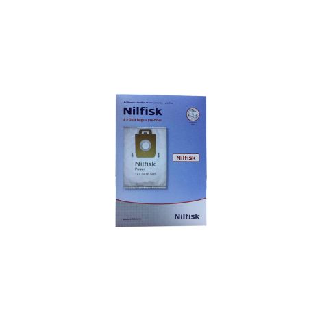 Confezione di 4 sacchetti Igienici + pre filtro - Aspirapolvere - NILFISK - 155717