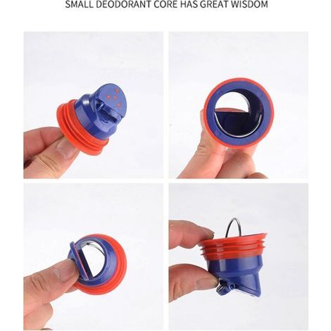 Clapet anti-refoulement pour le sol de douche, lévitation magnétique, valve vidange unidirectionnelle, bouchon rapide, baignoire, anti-odeur la cuisine 2.09x2.09inch (1/5)