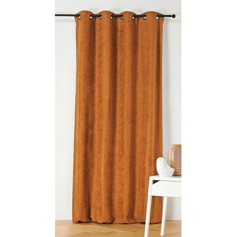 Rideau "Alaska" isolant 3 en 1 thermique, phonique et obscurcissant - 140x260cm - Camel (1/3)