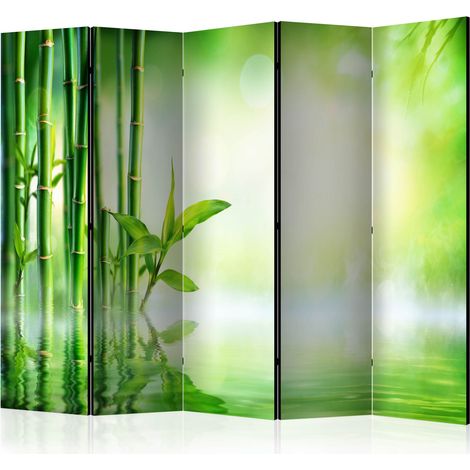 Paravento - Green Bamboo II [Room Dividers] - 225x172 (1/4)