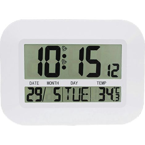 Réveil LED numérique avec veilleuse, minuterie pour enfants, horloge de table design pour chambre à coucher. (1/4)