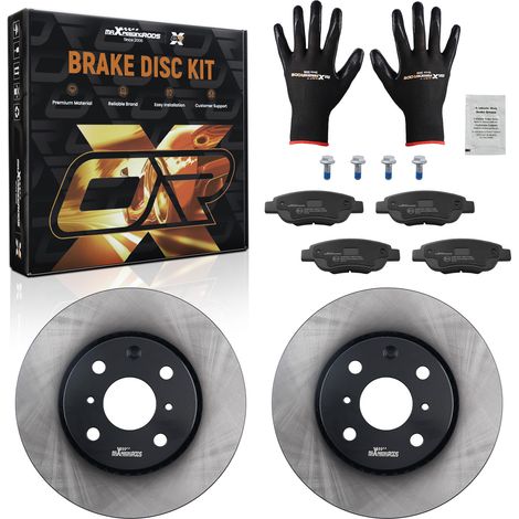 Disques et Plaquettes Frein Avant for Peugeot 107 108 Toyota Aygo 425327@STCA (1/5)