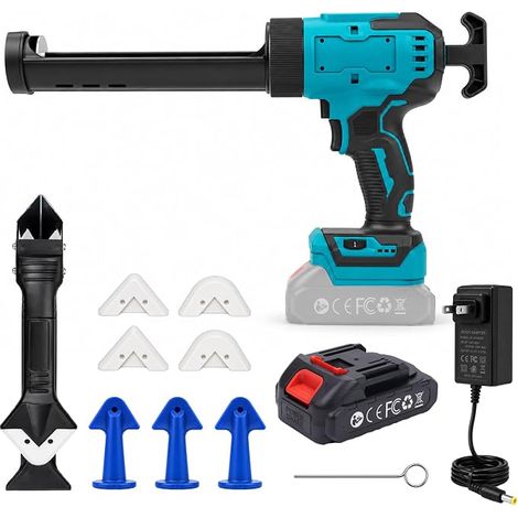 Pistolet Silicone Électrique Compatible avec 18V Batteries (1/5)