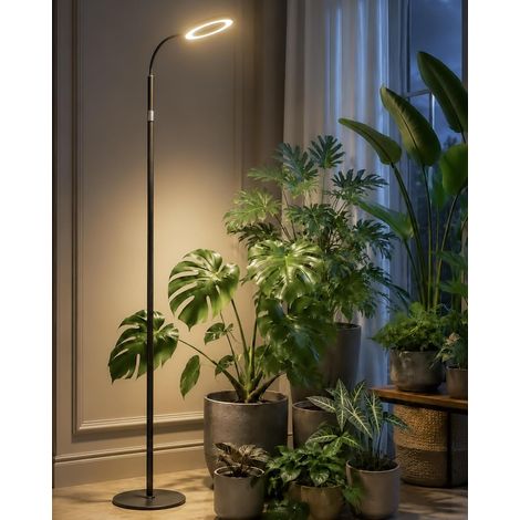 Indoor Plant Lamp LED Full Spectrum Adjustable 10 Brightness Levels 3/9/12H Timer Grow Light for Plants (1/5)