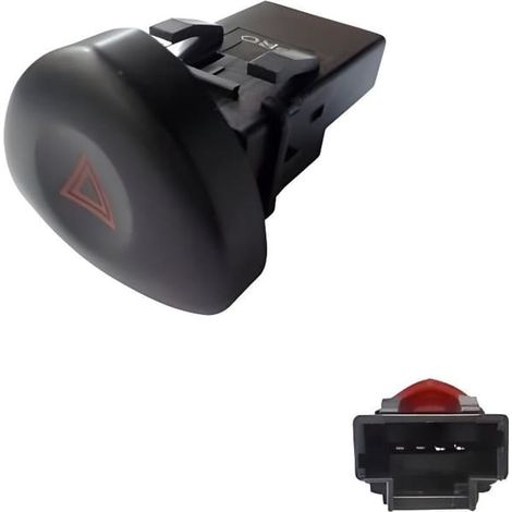 Interrupteur de bouton d'avertissement - SKYEXPERT - Clio 2 - Réf. 8200442723 - À partir de 2001 - Sans codage (1/2)