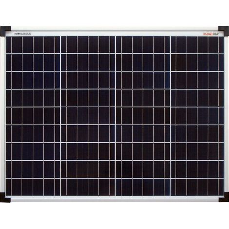 Poly 50 W 12V Panneau solaire polycristallin Panneau solaire photovoltaïque idéal pour camping-car, abri de jardin, bateau (1/5)
