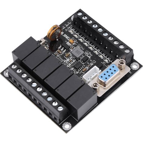 Carte de commande programmable industrielle PLC, module de contrôleur de relais FX1N-14MR (1/5)