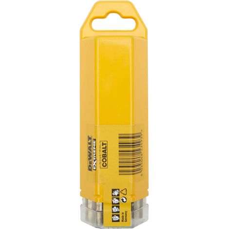 FORET DEWALT COBALT POUR MÉTAL 6,5 mm 10 pièces. (1/5)