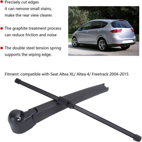 Bras Essuie-Glace Arrière - Pour Seat Altea XL Altea 4 Freetrack 2004-2015 - Compatible Remplacement Direct - 2 Pièces (1/4)