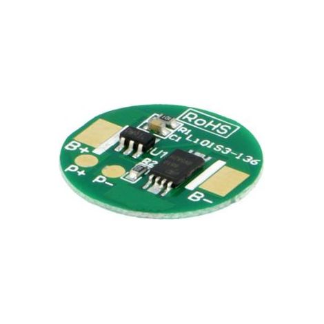 Rotondo PCM Li-Ion Li-Polimeri 1S 3,6 V 3,7 V 2,5 A 18,5 mm