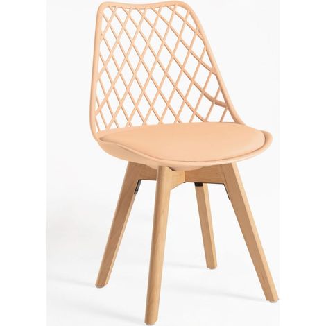 Packs Sillas Comedor - Pack 6 Sillas Mima - Naranja claro (1/5)