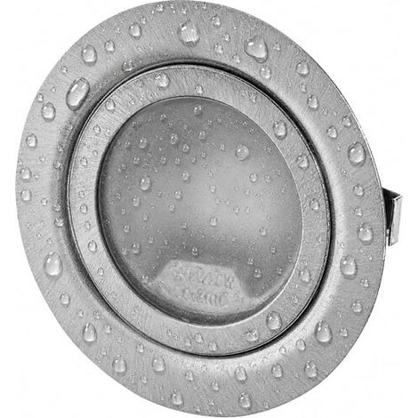Full Metal Recessed Spotlight IP44 G4 12V Glass Cover (1/4)