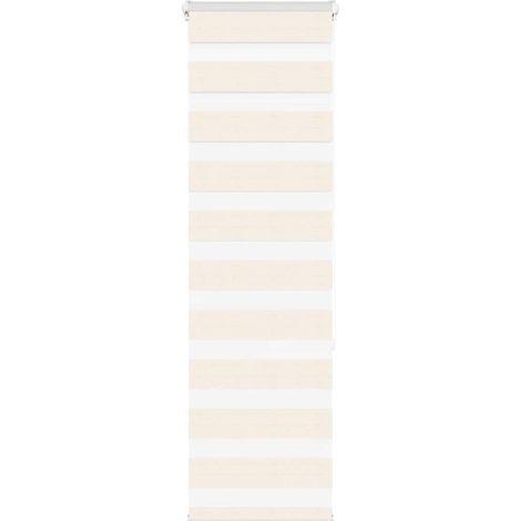 Doppelrollo Marmorbeige 45x150 cm Stoffbreite 40,9 cm Polyester