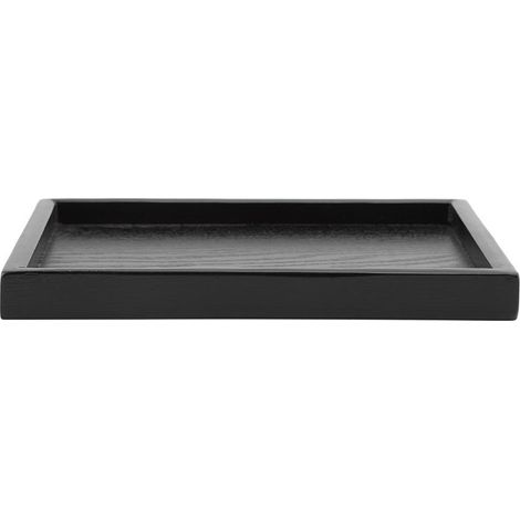 Planche de service en bois massif - Rectangulaire - Surface en bois naturel - 1 pièce - Marron (1/4)