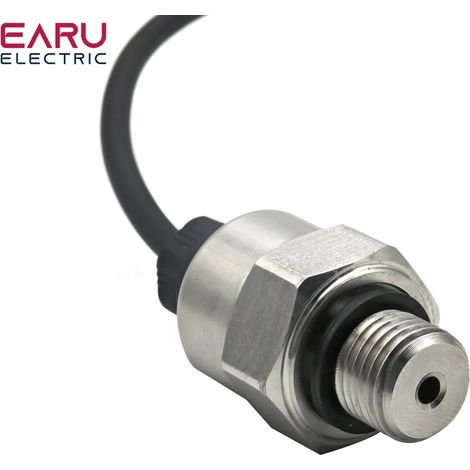 Transmetteur de pression (0-1,2 MPa) pour véhicules, compatible avec eau, huile, carburant, gaz et air. Boîtier G1/4 5V en céramique et acier inoxydable. (1/5)
