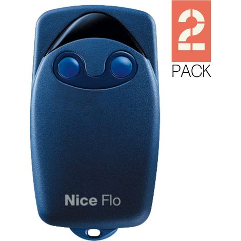 FLO2 Télécommande 2 canaux NICE Pack de 2