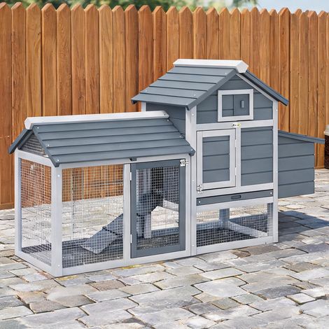 SunJet Poulailler, abri pour poules, cottage en bois de sapin - Réf. PUY3MG75JHG3 (1/5)