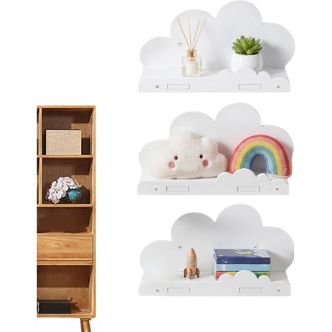 flottantes blanches 29 5 x 34 8 x 15 cm décoration nuage