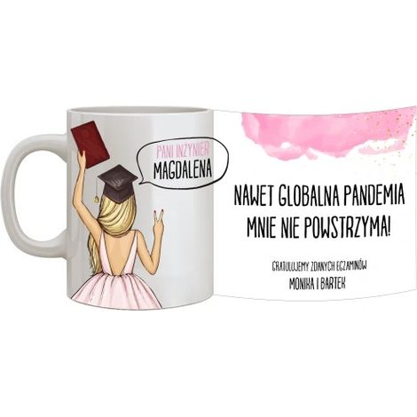 Tasse mit Aufdruck als Geschenk zum Master-Abschluss eines Ingenieurs