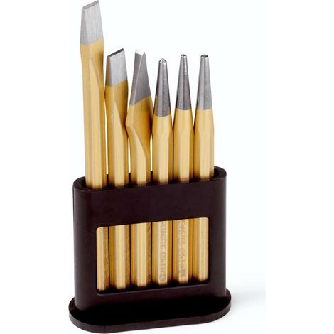SET DI PUNZONI E SCALPELLI 6 PZ - RE421 000 0