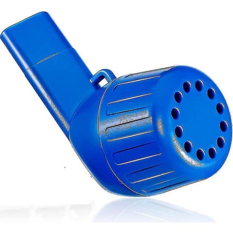 Éliminez le mucus naturellement avec un appareil d'exercice respiratoire - Appareil d'exercice pulmonaire et éliminateur de mucus (bleu)