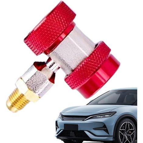 Adaptadores R134a - Conectores rápidos para aire acondicionado de automóviles, conectores impermeables y precisos para sistemas de aire acondicionado automotriz (1/5)
