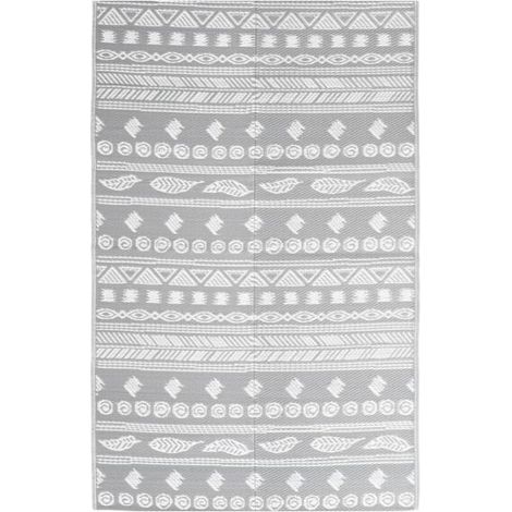 Tapis d'extérieur gris ARAKIL 120x180 cm PP (1/5)