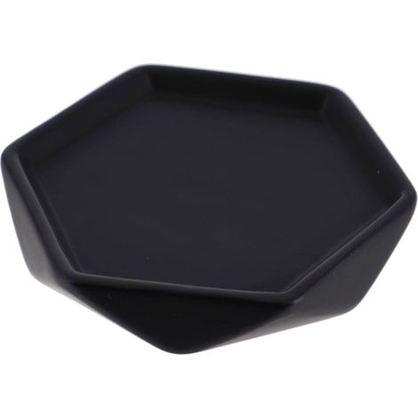Portasapone a forma di diamante - nero - Tendance