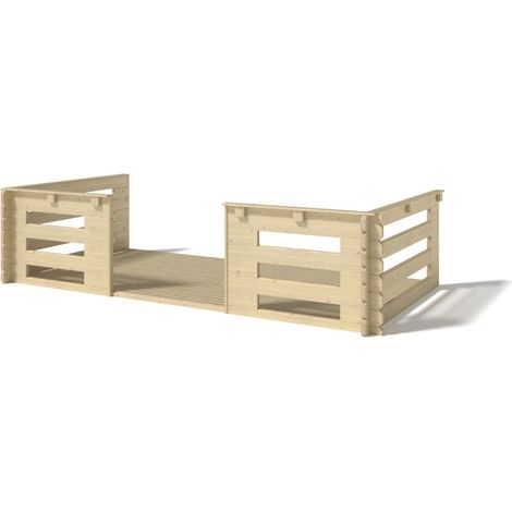 Veranda - 8 m2 - 4m x 2m - colore: naturale - DOM545 (1/3)