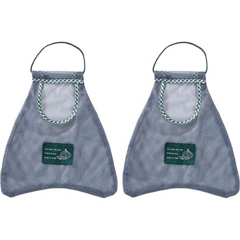 de rangement en filet sacs muraux en filet lot de 2 pour