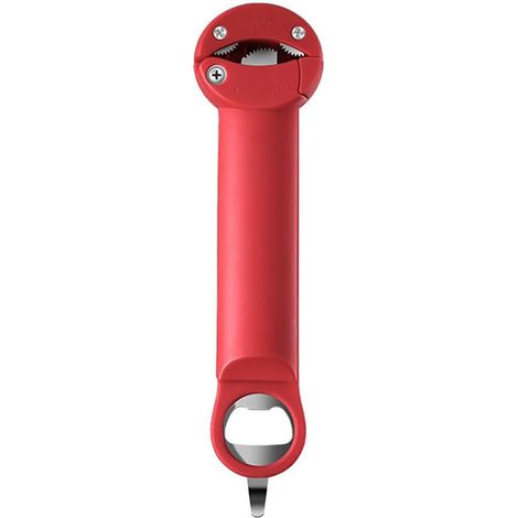 1 ouvre-bouteilles multifonction, ouvre-boîtes rétractable, pinces à bocaux, ustensile ergonomique pour personnes âgées ou souffrant d'arthrite (1/5)