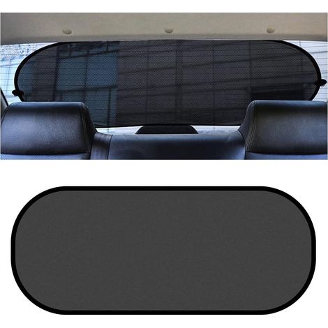 Paquete de 2 parasoles universales electrostáticos para la ventana trasera del coche (100x50cm) (1/5)