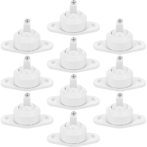 Support De Montage Mural Universel Pour Capteur D'Alarme Infrarouge Support Pivotant Pour Détecteur De Sécurité Maison Réglable Multiangle Pour Mur Ou Plafond (1/5)
