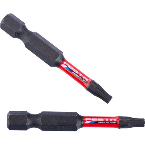Punta de torsión FESTA INDUSTRY T15 50 mm S2 1/4" 2 piezas 18721.01 (1/2)