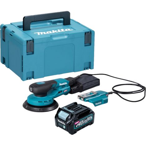 Makita BO 004 CGD101 Levigatrice orbitale a batteria 40 V max. 150 mm 3,0 mm escursione Brushless + 1x batteria 2,5 Ah + Makpac - senza caricabatteria