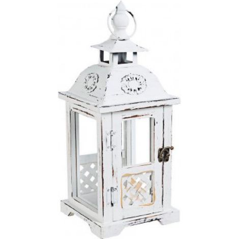Lanterna Ismael in legno di abete da esterno